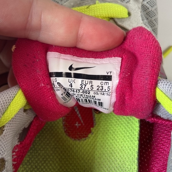 Nike lunar glide 2 gray and pink womens 6.5 tennis shoes sneakers - Picture 5 of 11